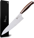 [NAGOMI] 8 inch Chef Knife | Stainless Steel HRC58 Professional Japanese Kitchen Cooking Knife with Ergonomic Handle for Thick Meat and Fish | Stylish Gift Box