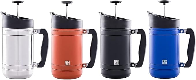 BruTrek by Planetary Design | BaseCamp French Press | 32 fl.oz - Red Rock