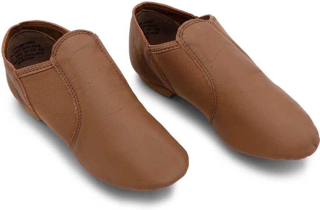 Capezio E-Series Jazz Slip On, Skintone 60, 16 M