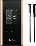 Typhur Sync Gold Wireless WiFi Meat Thermometer, 2 Slim Probes, Smart Base