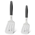Beijiyi 2-Piece Stainless Steel Slotted Spatula Set, 13.3" & 11.3"