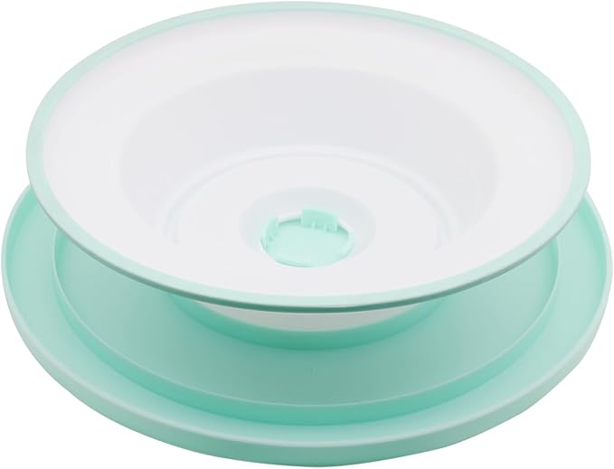 OZXNO Cake Decorating Turntable 11 Inch Cake Turntable Anti-Slip Rotating Cake Stand for Decorating(1pcs Green)