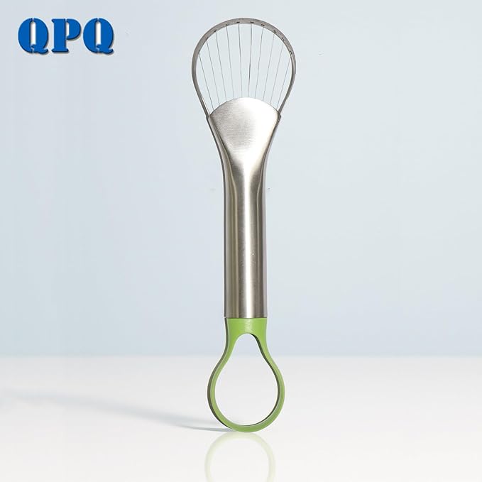QPQ 2-in-1 Avocado Slicer & Pitter, Stainless Steel Kitchen Tool