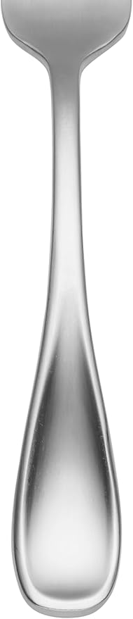 Oneida Brushed Satin Voss 45-Piece Silverware Set for 8, Flatware