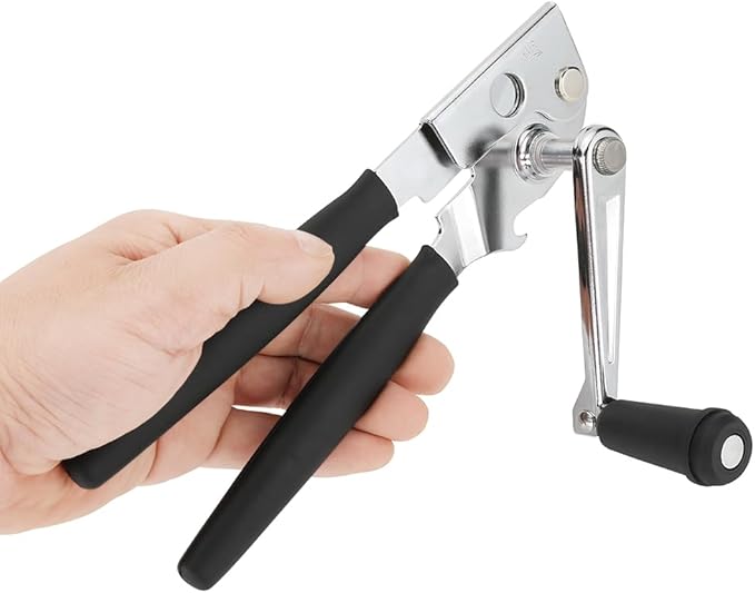 Manual Can Opener,Heavy Duty Easy Ergonomic Crank for Seniors & Arthritis