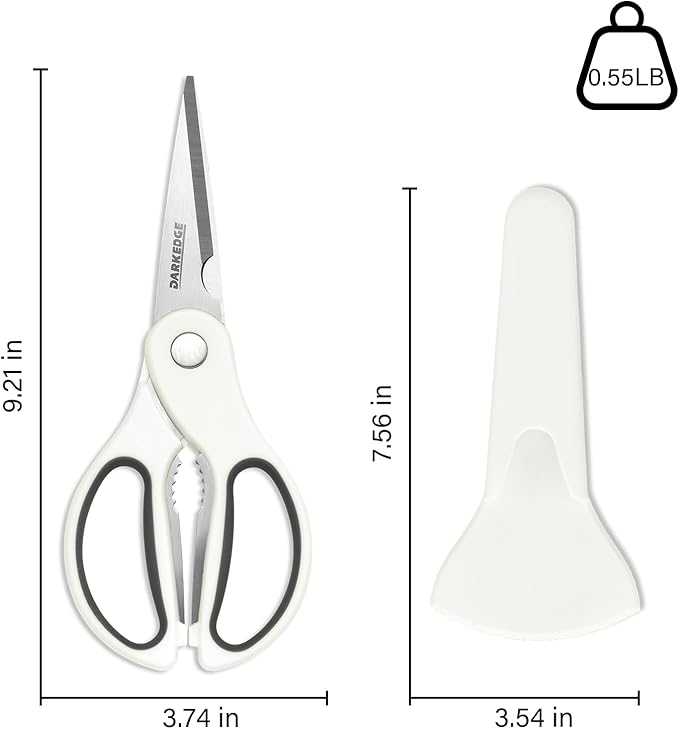 Heavy Duty Kitchen Scissors with Magnetic Holder Magnetic Shears for Fridge