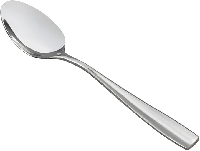 HOMMP 16-Piece Dinner Spoons, Stainless Steel, 8.27 Inch