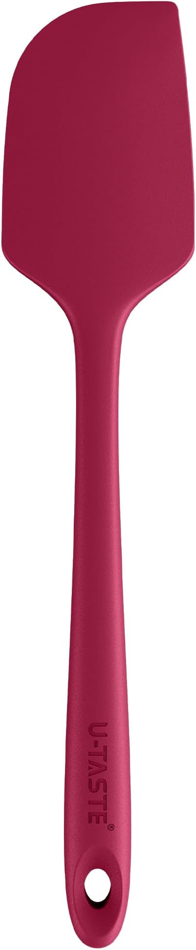 U-Taste Silicone Large Spatula, 480ºF High Temp Bowl Scraper, 11.38", Red