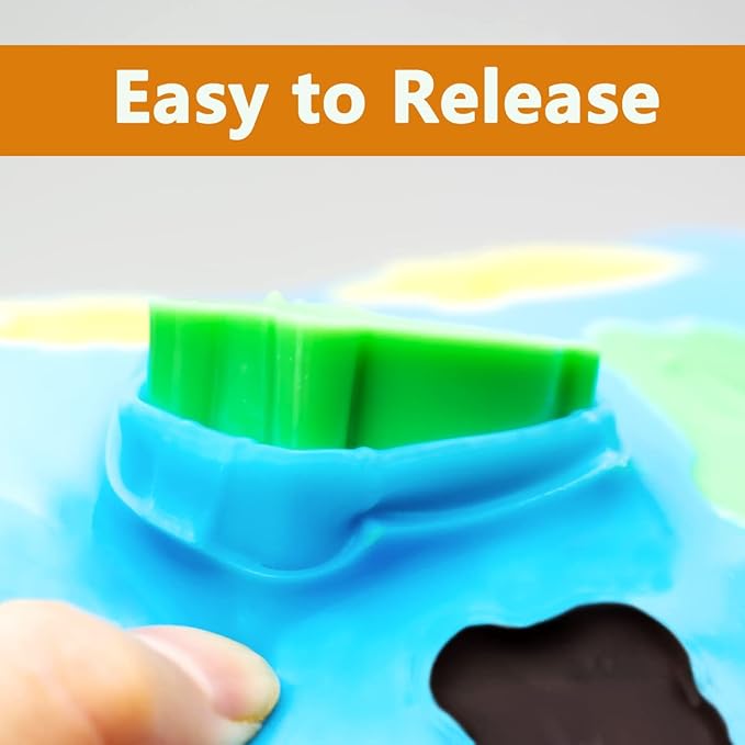 4-Pack Animal Silicone Chocolate Candy Molds, Baking Molds