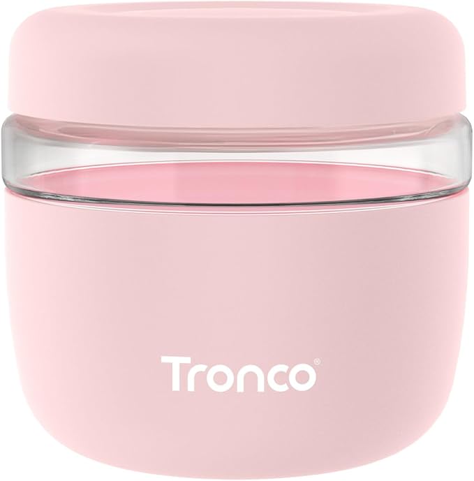 Tronco 24 oz Glass Food Storage & Lunch Bowl Containers with Airtight Lids