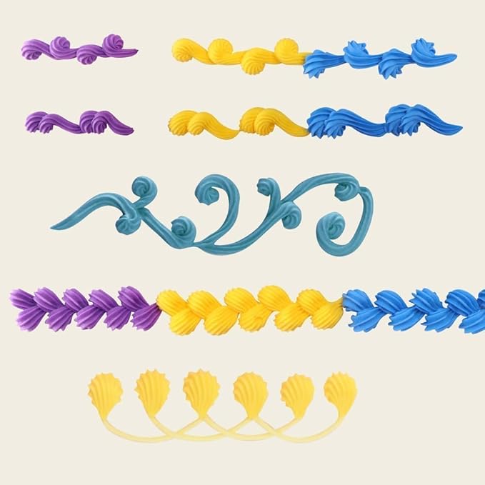 kowanii Piping Practice Sheets Reusable Cake Decorating Supplies