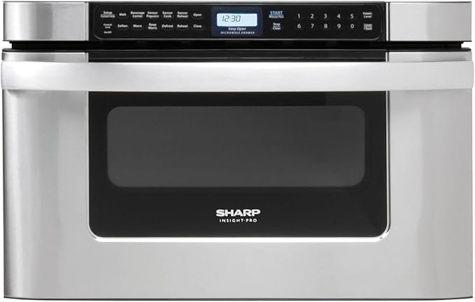 Sharp KB6524PSY 24 in. 1.2 cu. ft. Built-In Microwave Drawer Oven