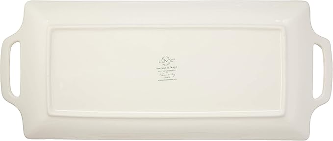 Lenox Winter Greetings Ivory Christmas Porcelain Serving Tray