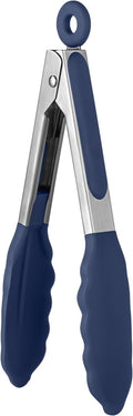 U-Taste Kitchen Tong for Cooking, 600ºF Heat-Resistant, 7in/Midnight Blue