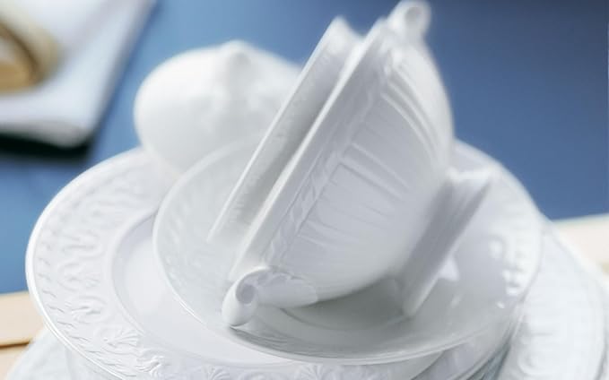 Villeroy & Boch Cellini 24 Piece Dinnerware Set, White