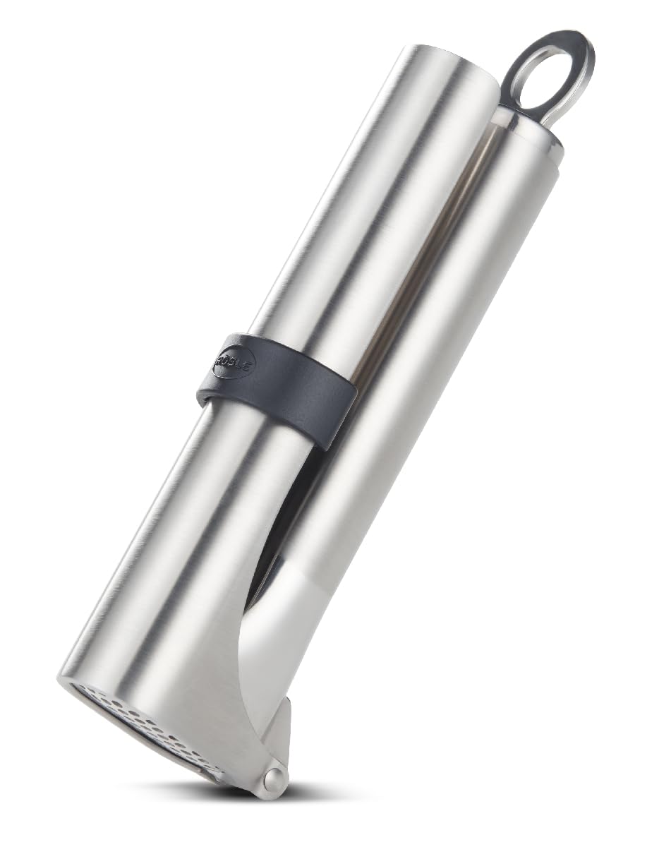 Rösle Stainless Steel Mincing Garlic Press, Premium