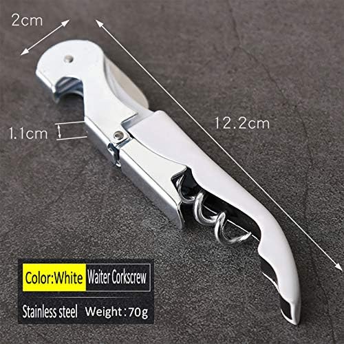 Professional Waiter Corkscrew Wine Openers Set(4PCS), Heavy Duty Stainless Steel Hinges Wine Key for Restaurant Waiters, Sommelier, Bartenders