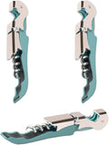 Professional Waiter Corkscrew Wine Openers Set(2PCS), Heavy Duty Stainless Steel Hinges Wine Key for Restaurant Waiters, Sommelier, Bartenders
