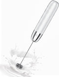 Maestri House Rechargeable Milk Frother, LunaFro Mini with Detachable Wand
