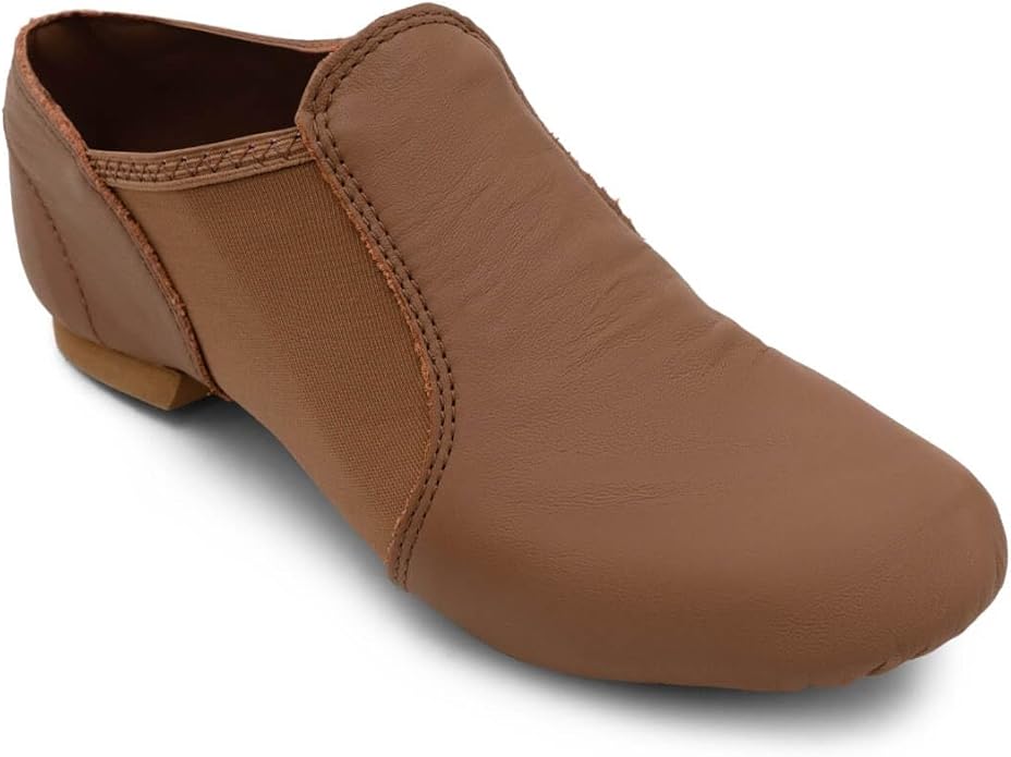 Capezio E-Series Jazz Slip On, Skintone 60, 7.5 M