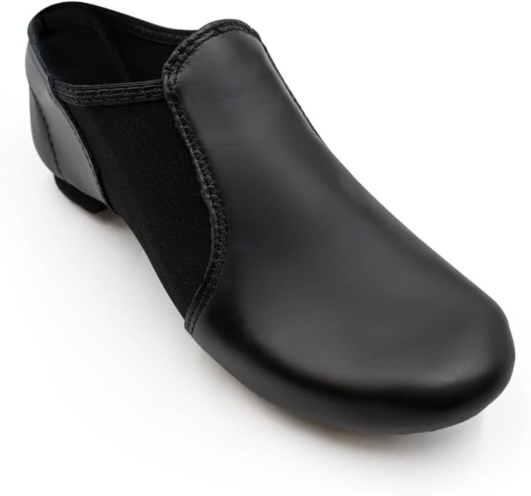 Capezio E-Series Jazz Slip On, Black, 15 M