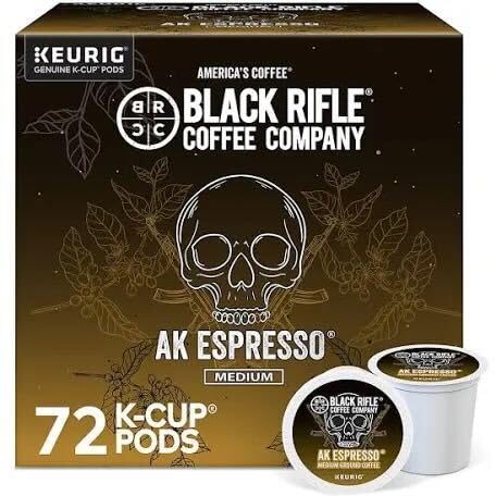 Black Rifle Coffee Medium Roast K Cup Coffee AK Espresso 50 Count