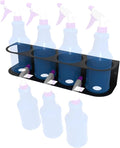 JINGCHENGMEI 4 Spray Bottles Holder, Steel Wall Mount Storage Organizer