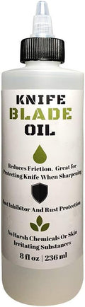 UniKitchen Premium Knife Blade Oil & Honing Oil - 8 Oz - Custom Formulated Food Safe Oil Protects Carbon Steel Knives & Sharpening Stone Ready…