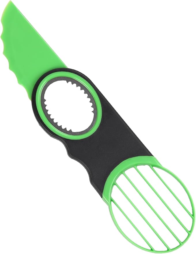 Ebecuoa 3-in-1 Avocado Slicer Tool & Stainless Steel Pitter