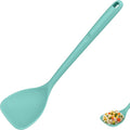 U-Taste Silicone Wok Spatula, 600ºF Heat Resistant Stir Fry Tool, Aqua Sky
