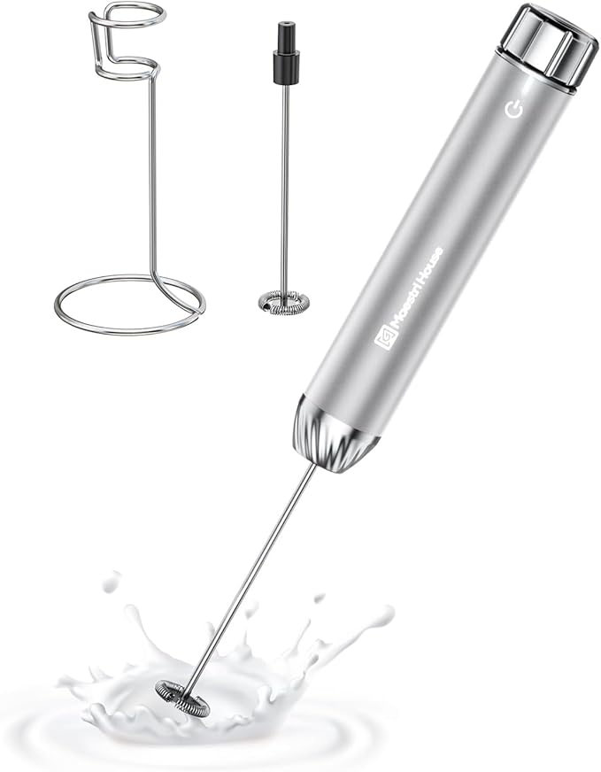 Maestri House LunaFro Max Rechargeable Milk Frother,Stepless Speed Control