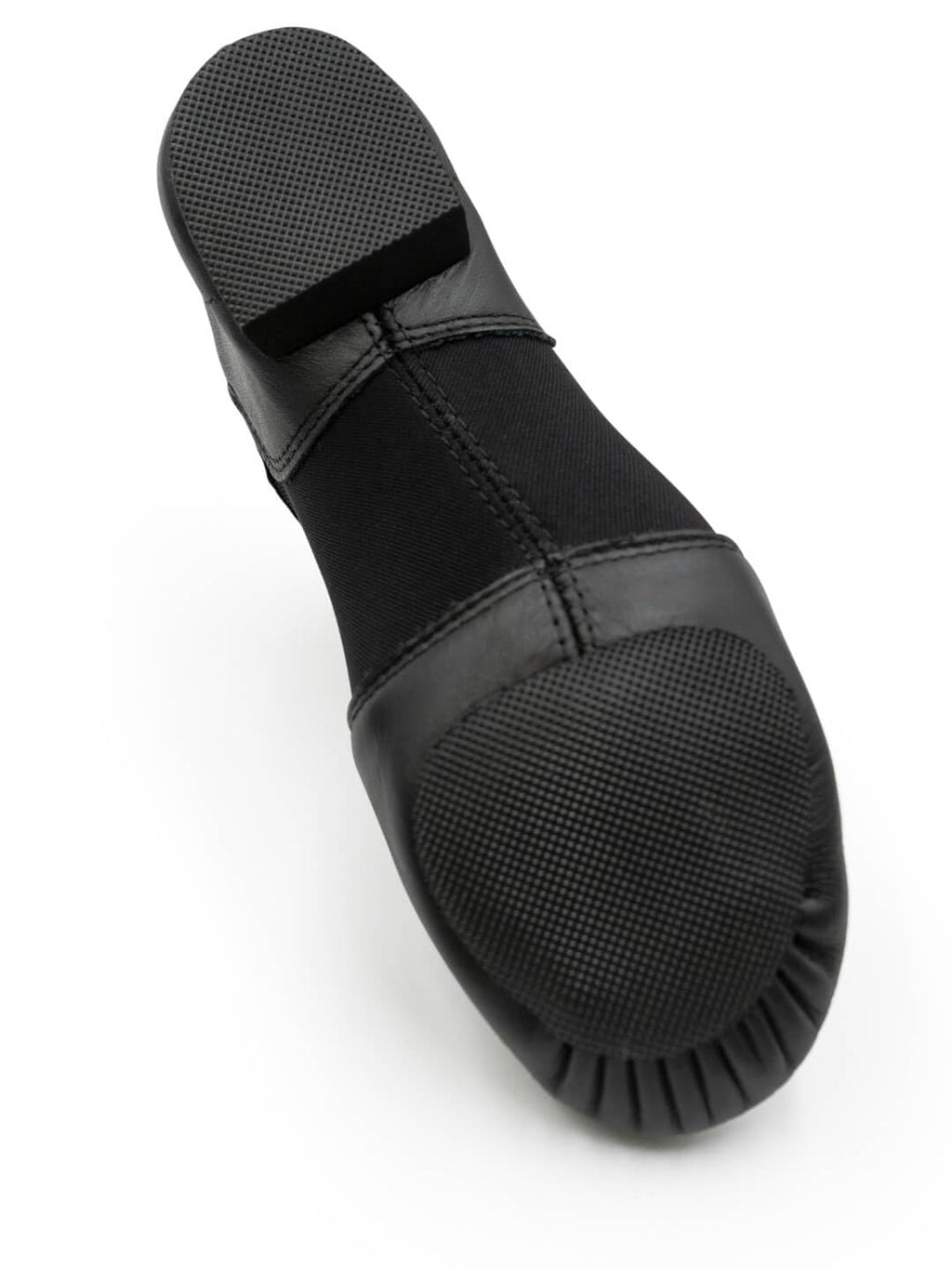 Capezio E-Series Jazz Slip On, Black, 7.5 M