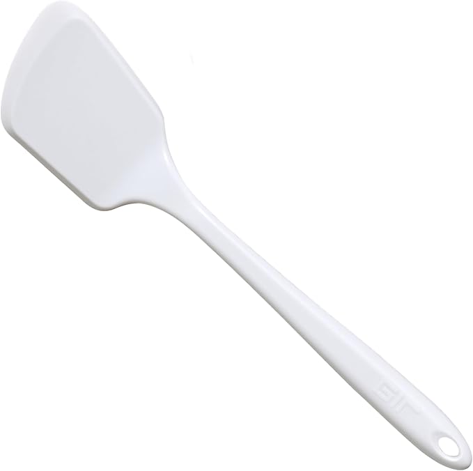 GIR: Get It Right Silicone Kitchen Spatula Turner - Non-Toxic Cooking Utensils for Nonstick Cookware, Cooking and Baking, Ultimate Flip - 13IN - Studio White