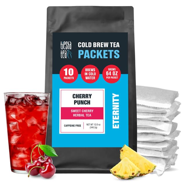 Tiesta Tea - Cherry Punch Cold Brew, Loose Leaf, Sweet Cherry Herbal Tea