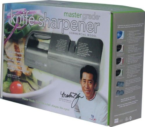 Master Grade Commercial Electric Knife Sharpener with 3 Pair of Sharpening Wheel