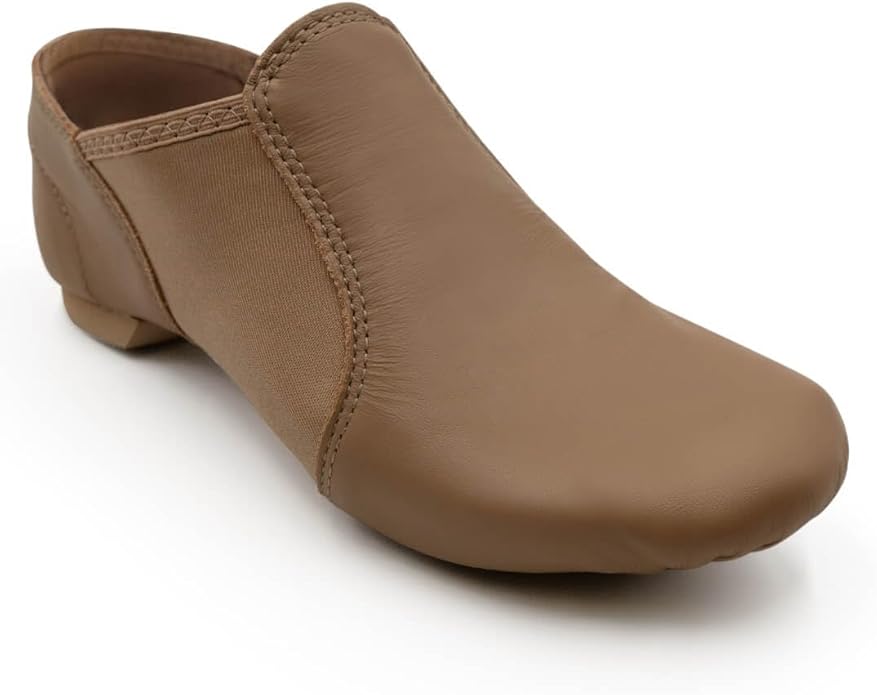 Capezio womens Jazz Slip loafers shoes, Caramel, 14 US