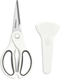 Heavy Duty Kitchen Scissors with Magnetic Holder Magnetic Shears for Fridge