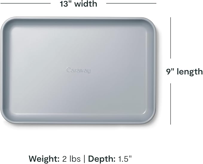 Caraway Non-Stick Ceramic Small Baking Sheet Duo