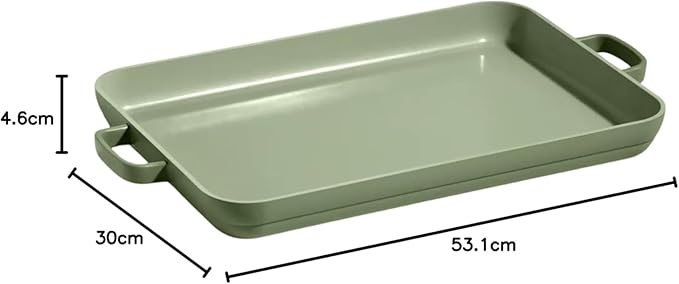 Our Place Griddle Pan | 11.8" (5 Qt) Nonstick Ceramic Griddle Pan for Stovetop & Oven | PFAS-Free, Oven-Safe up to 450°F, Easy-Grip Handles | Sage