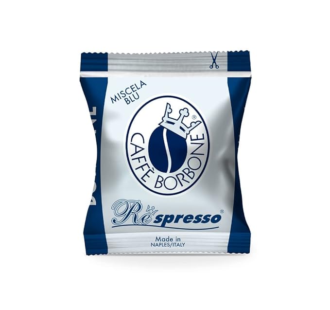 Caffè Borbone Miscela Blu Espresso Pods Compatible with Nespresso Original Machines, Dark Roast Blue Blend, 100 Count Espresso Coffee Pods