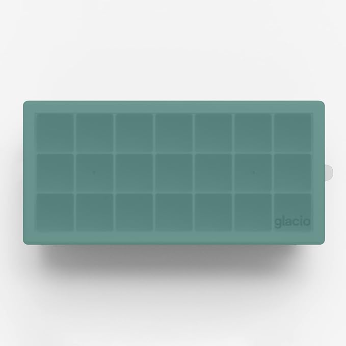 Ice Cube Tray with Lids, Small Silicone Molds for Cocktails & Drinks