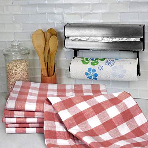 Urban Villa Cloth Napkins Cotton 20x20 (Set of 12) Rust