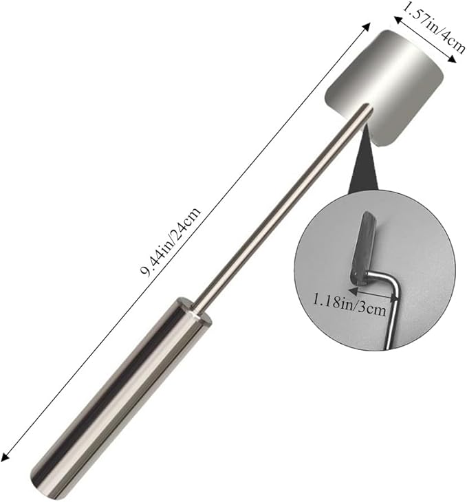 AchNau Corn Peeler for Corn on the Cob,Long Handle Stainless Steel Corn Cob Stripper Tool,Corn Kernel Remover Tool for Home Kitchen (Peeler)