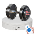 ComXim Knob Speed Adjustment Remote Control Motorized Rotating Display Stand 3d scanner Electric Turntable rotating platform for Photography Products Shows,Jewelry,Watch,3D Models,Cake Support AAA