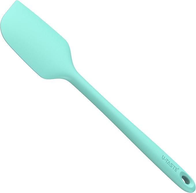 U-Taste 14in Extra Large Silicone Spatula, 480°F Heat Resistant, Aqua Sky