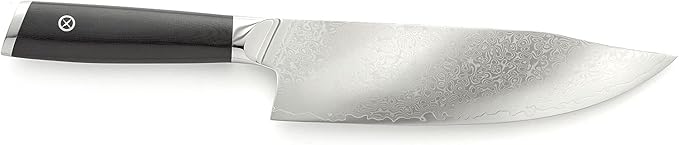 Mercer Culinary M13795 Premium Grade Super Steel, 8-Inch The Hunter Chef's Knife, G10 Handle