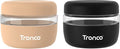 Tronco 16 oz Glass Food Storage & Lunch Bowl Containers with Airtight Lids