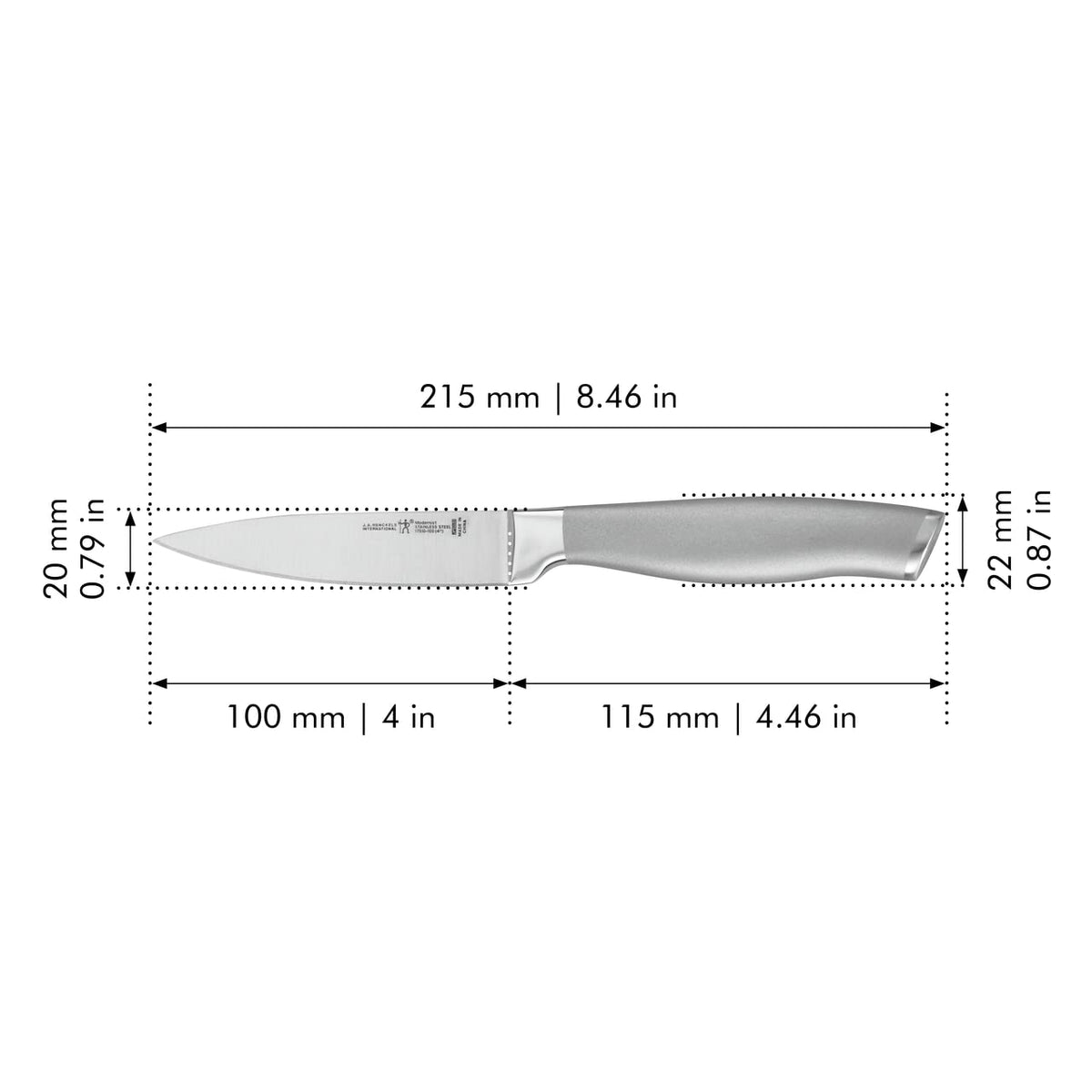 HENCKELS Modernist 4-inch Paring Knife, Razor-Sharp German Engineered Informed by 100+ Years of Mastery