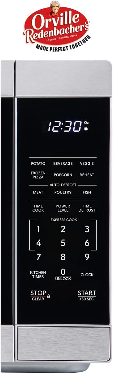 Sharp SMC1162KS 1.1 cu. ft. 1000W Stainless Steel Countertop Microwave Oven