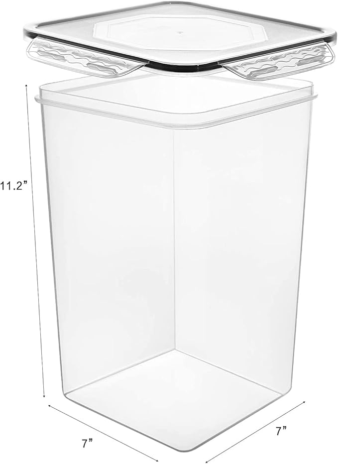 M MCIRCO Extra Large 4 Pack, 6.5L/7qt/220oz Tall Food Storage Containers